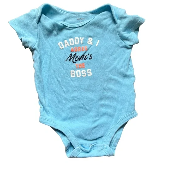 Set of 7 Short-Sleeved Baby Onesies, Carter's, Little Me and more, Size 6 Months - Picture 12 of 15